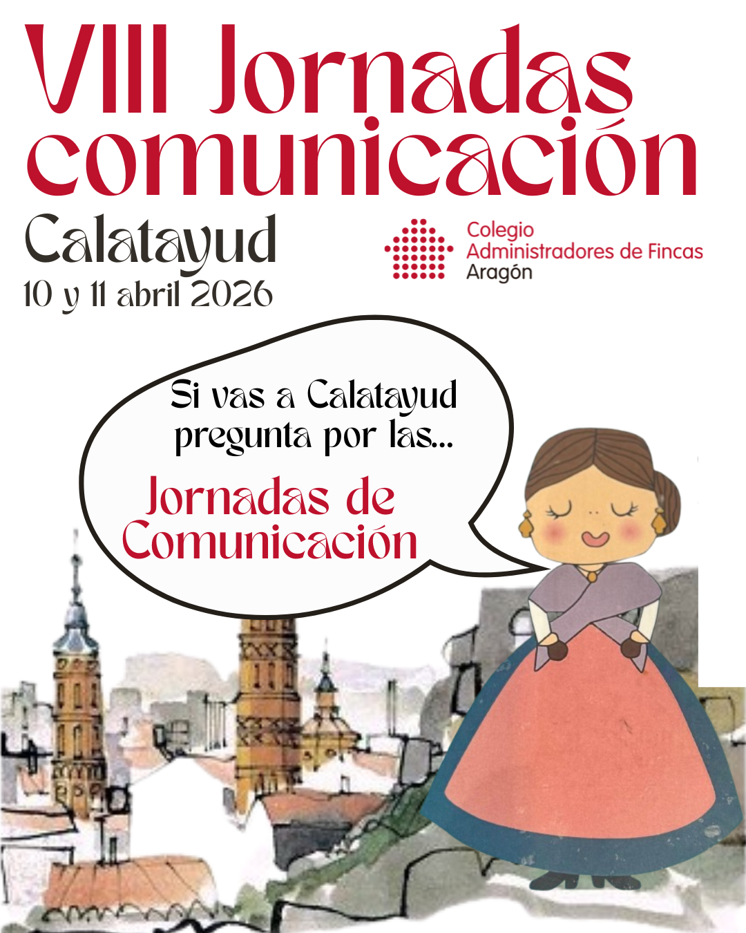 Cartel 8º Jornadas de Comunicación 